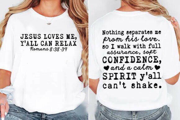 Christian Bible Verse PNG Jesus Graphic T-Shirt Designs