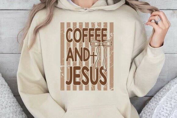 Coffee and Jesus PNG & Trendy Christian Graphics