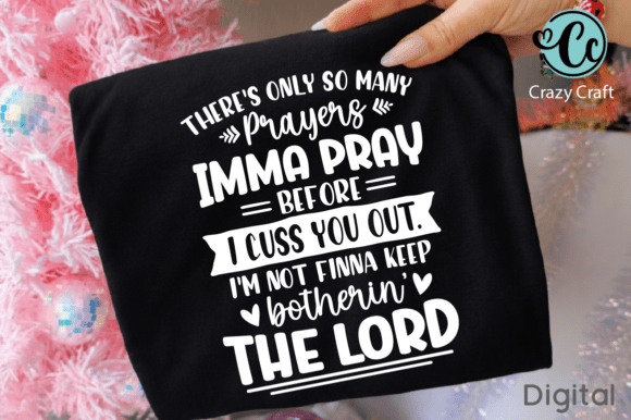 Funny Christian Shirt Design PNG SVG Graphics & T-Shirt