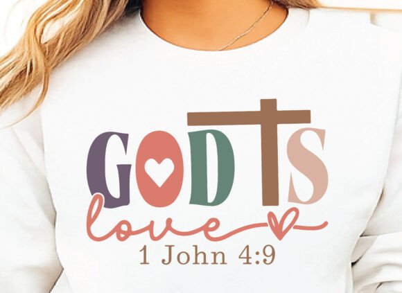 God is Love SVG: Free Graphics & Christian Branding Freebies