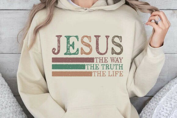 Jesus the Way the Truth the Life Graphics and T-Shirt Designs