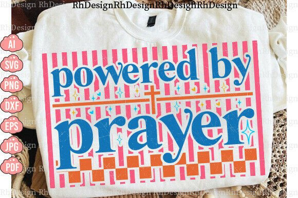 Powered by Prayer: Christian SVG, PNG for Branding & Marketing