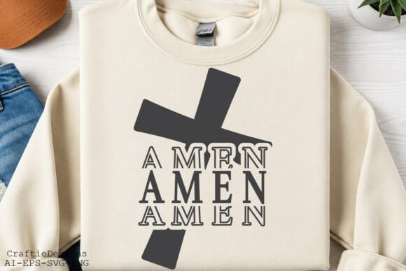 Retro Amen Cross Christian SVG: Graphics & T-Shirt Design Review