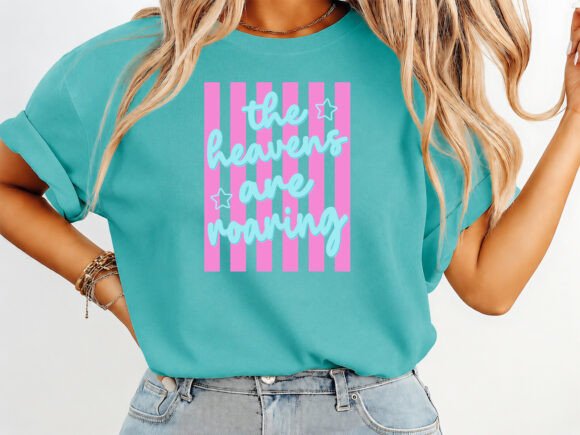 Roaring Christian Typography Graphics & T-Shirt Designs