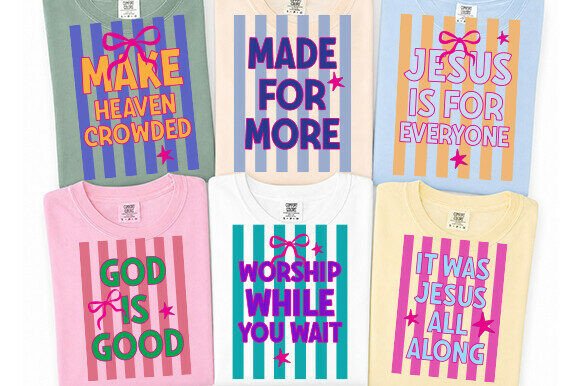 Striped God Graphics for T-Shirt Designs